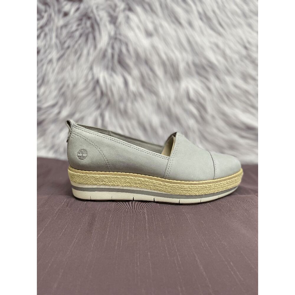 Timberland Women's Emerson Platform Slip-On Shoes - Mid Grey Full Grain 10M